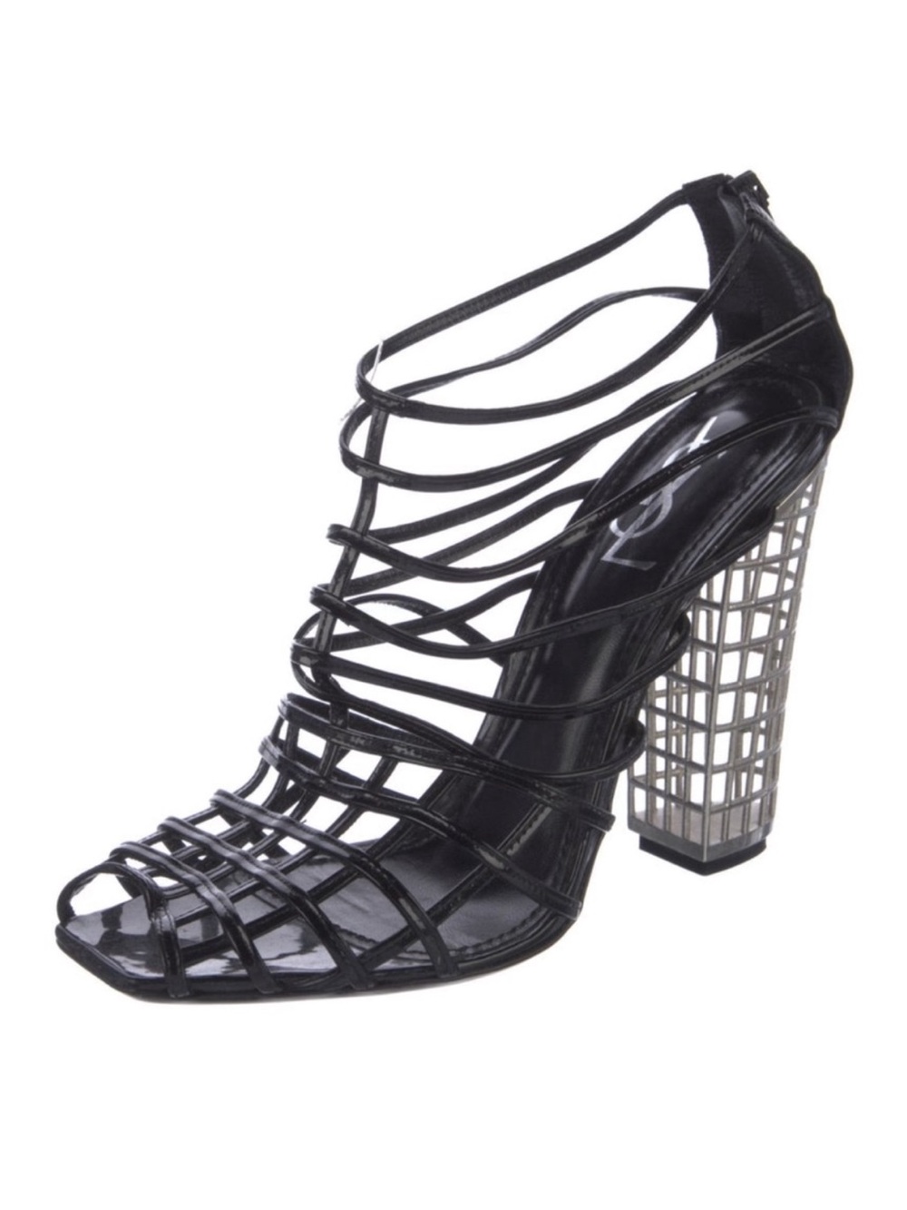 YSL Cage High Heel Sandal
